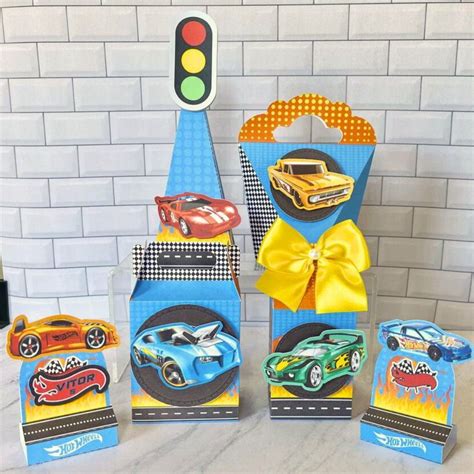 Kit Caixas Personalizada Hot Wheels Elo Produtos Especiais