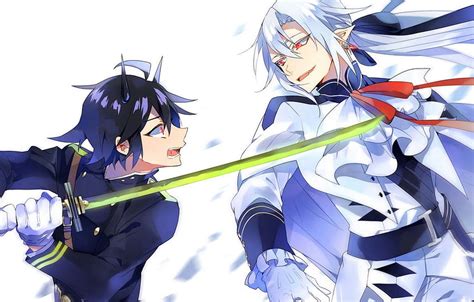 The Last Seraphim Owari No Seraph Yuichiro Hakua Ferid Hyakuya