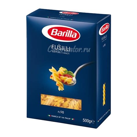 Макароны Barilla Fusilli - калорийность, полезные свойства, польза и ...