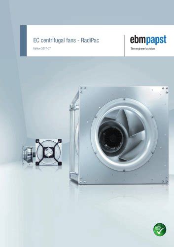 RadiPac EC Centrifugal Fans Ebm Papst PDF Catalogs Technical