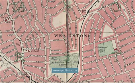 Map of Harrow Weald, London