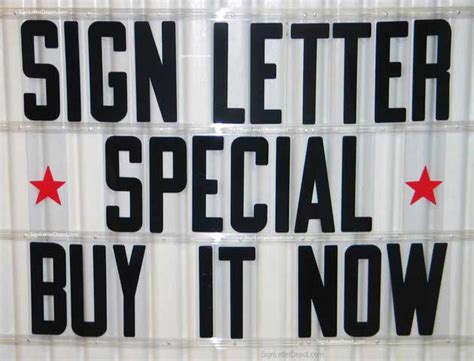 8 Condensed Flex Letters For Portable Signs Plastic Sign Letters