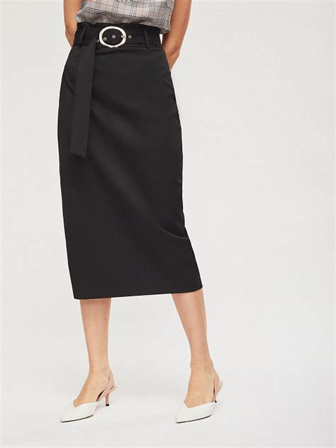 Юбка-карандаш с поясом