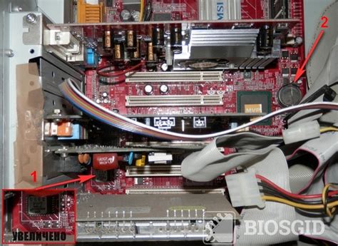 Как выглядит биос на материнской плате