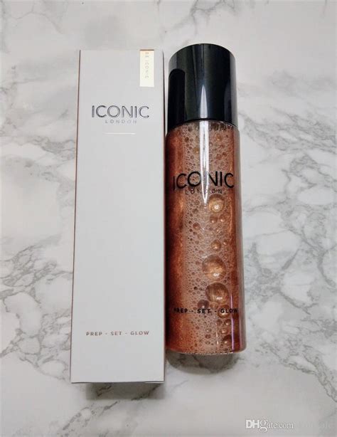 Iconic London Prep Set Glow Setting Spray Long Lasting Highlighter