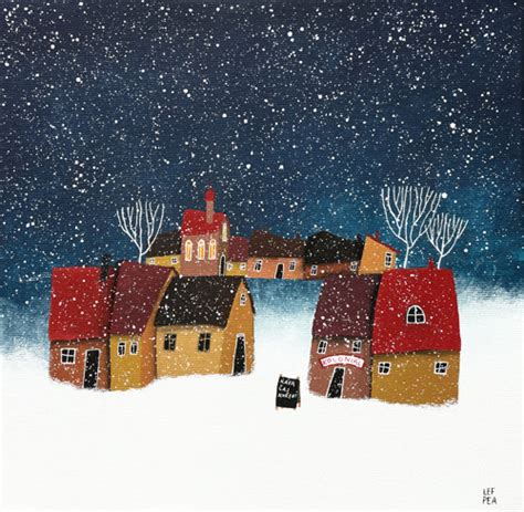 Obraz Staročeské městečko - 30x30cm / od lefpea | Fler.cz