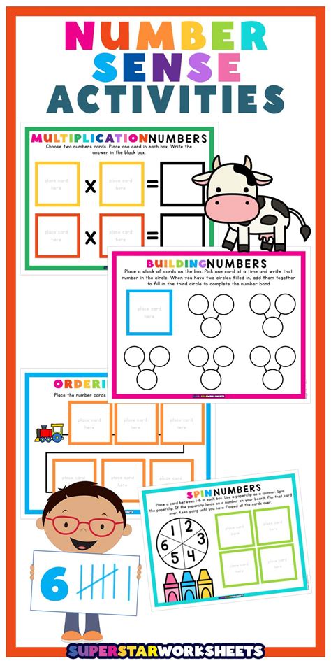 Number Sense Activities Superstar Worksheets