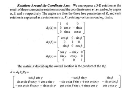 Matlab Rodrigues Formula To Convert Rotation Vector To Rotation