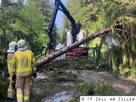 Mehrere Eins Tze Nach Schwerem Unwetter F R Zell Am Ziller