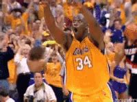 Shaq Celebration GIF - Shaq Celebration Pumped - Discover & Share GIFs