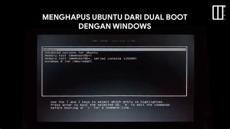 Cara Menghapus Linux Ubuntu Dari Dual Boot Dengan Windows YouTube