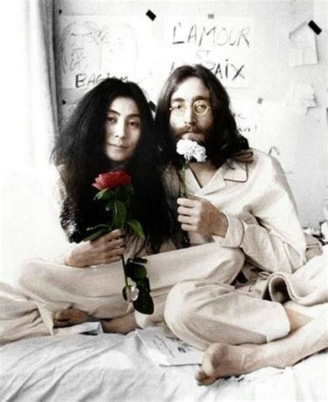 Love In John Lennon And Yoko John Lennon Yoko Ono John Lennon