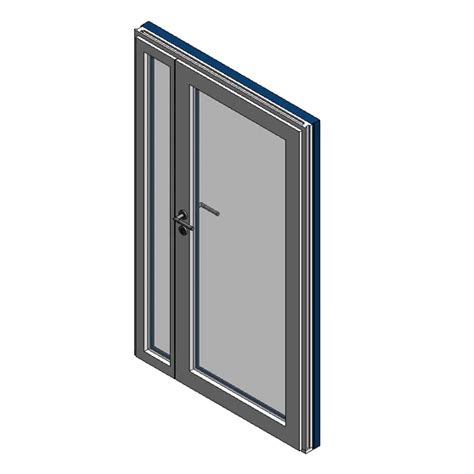 Bim Objects Free Download Entrance Door Glass With Side Leaf Méo