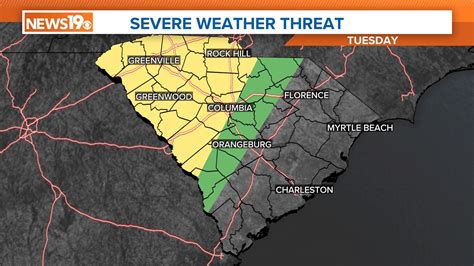 Severe Weather Possible for Parts of South Carolina Wednesday | wltx.com