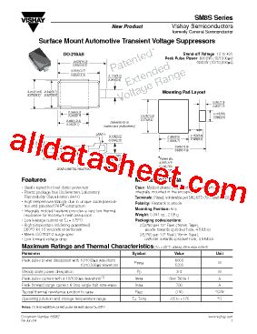 SM8S30A Datasheet PDF Vishay Siliconix