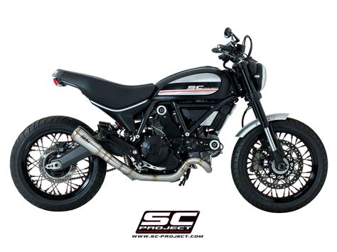 Sc Project Full System Conic Exhaust Ducati Scrambler 800 All Years And Models