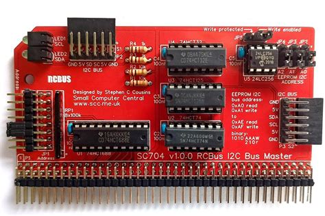 Sc704 Rcbus 80pin I2c Bus Master Module Kit By Small Computer Central