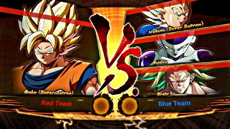 Goku Super Saiyan Vs Vegeta Super Saiyan Frieza Broly Dragon