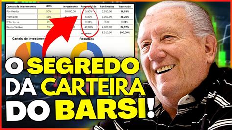 O verdadeiro SEGREDO por trás da CARTEIRA DE DIVIDENDOS DO BARSI YouTube