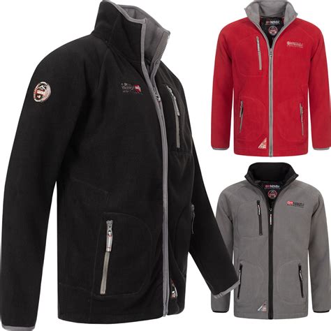 Geographical Norway Herren Herbst Winter Polar Fleece Jacke Sehr Warm