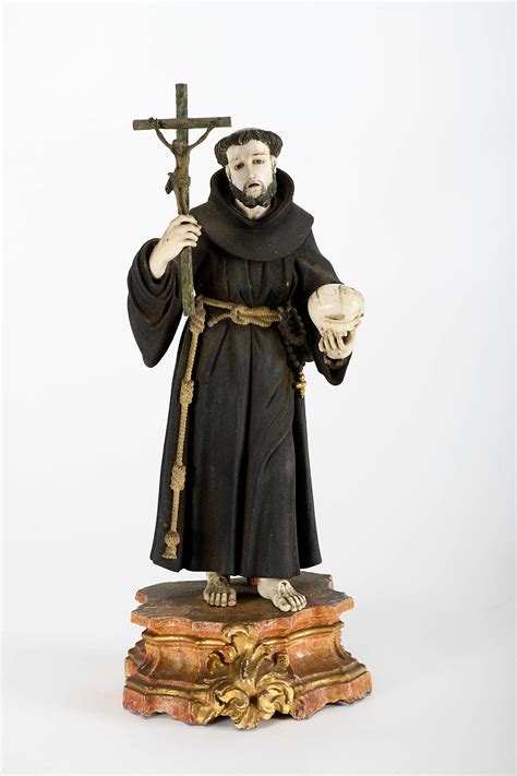 Portuguese School 18th Century Saint Francis Of Assisi Mutualart