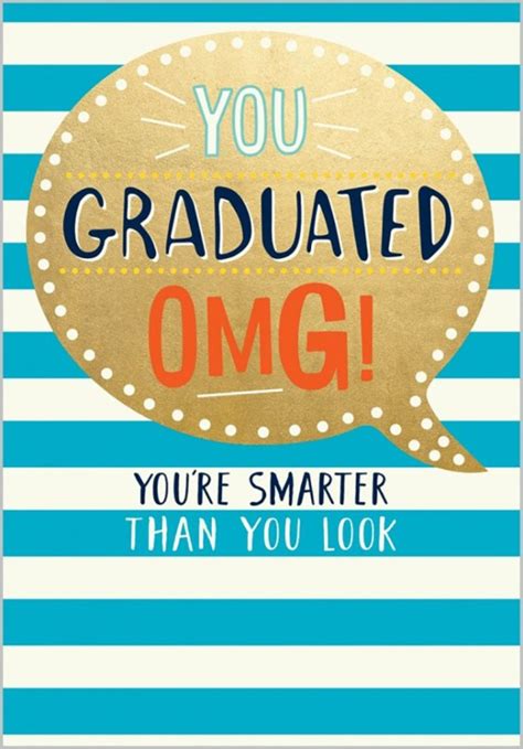 You Graduated