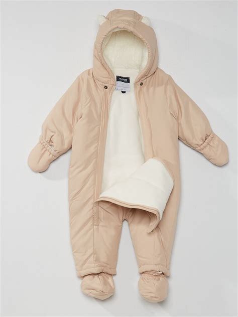 Combinaison Pilote Ourson Beige Kiabi 28 00