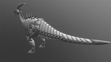 ARK tek parasaur retopology 3D printing - 3D model by klinger.martins.g ...