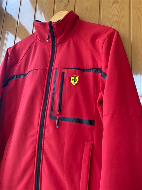 Vtg Ferrari Scuderia Formula Racing Jacket Gem