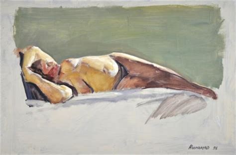 Robert Hannaford Reclining Nude MutualArt
