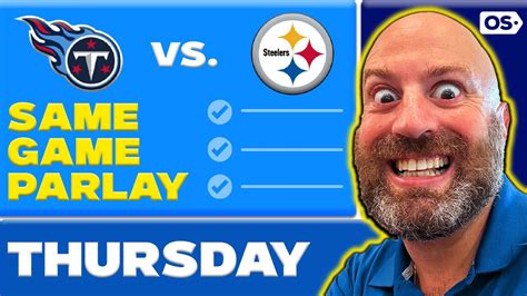 Titans Steelers NFL Parlay Picks Today Best NFL Same Game Parlay Bets