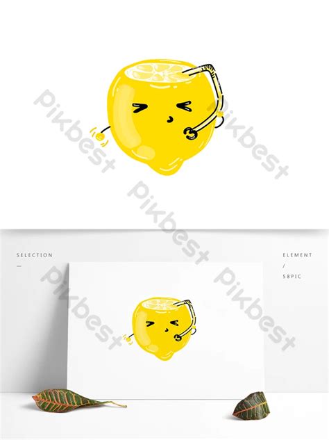 Drawing Lemon Cartoon Image PNG Images | PSD Free Download - Pikbest