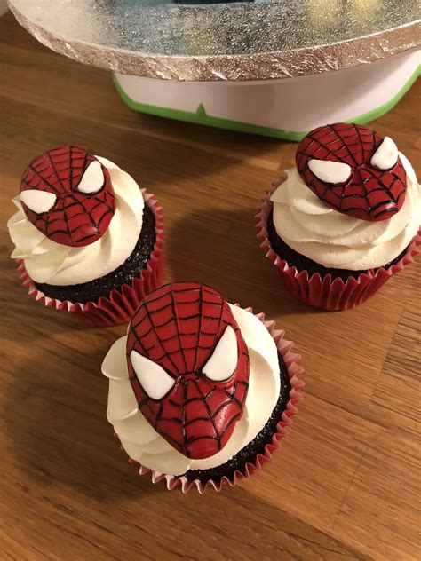 Spider Man Cupcakes Spiderman Cupcakes Sugar And Spice Food