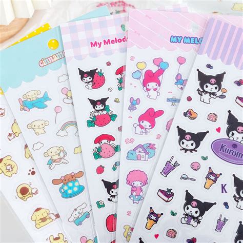 Sanrio Waterproof Stickers Sheets