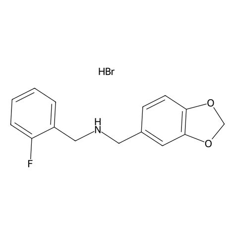 Buy 1 3 Benzodioxol 5 Ylmethyl 2 Fluorobenzyl Amine Hydrobromide 95