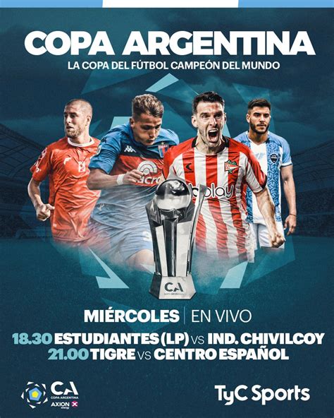 Tyc Sports On Twitter Viv Estudiantes Lp Vs Ind Chivilcoy Y Tigre