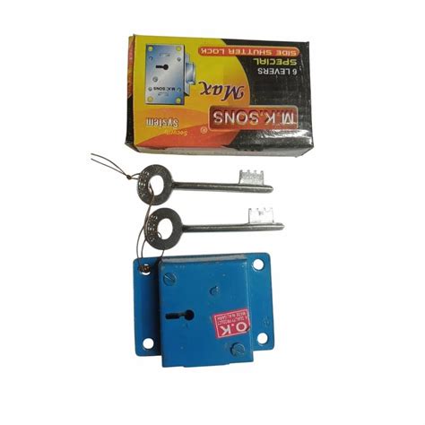 blue iron door shutter lock  piece shutter lock  aligarh