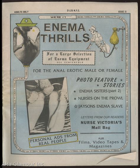 BIBLIO ENEMA THRILLS For The Anal Erotic By Forster Joe Publisher