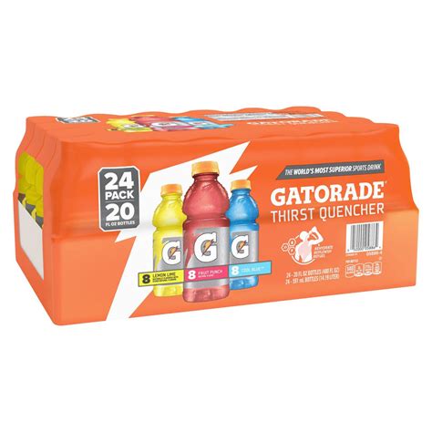 gatorade sports drinks variety pack electrolyte hydration wbm mart
