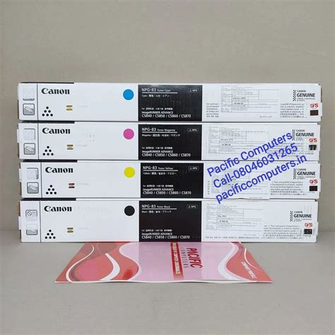 Cmyk Canon Npg Toner Cartridge At In Mumbai Id