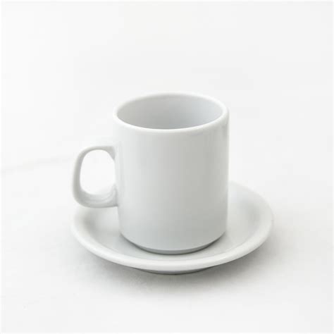 Jarro de Café con plato x 6 Verbano Linea Recta