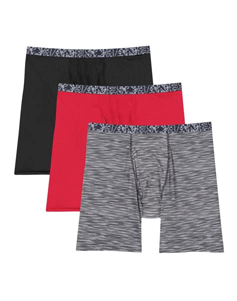 Hanes Mens X Temp® Lightweight Boxer Briefs 3 Pack Apparel Direct Distributor