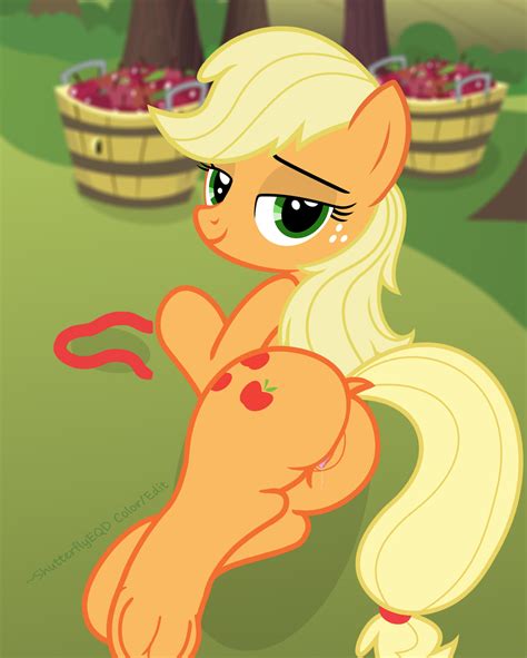 Rule 34 2015 Anus Apple Applejack Mlp Ass Bedroom Eyes Clitoris