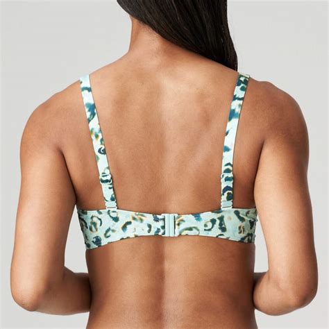 Back View Of Primadonna Swim Alghero Bikini Set In Azzurro Mare Padded