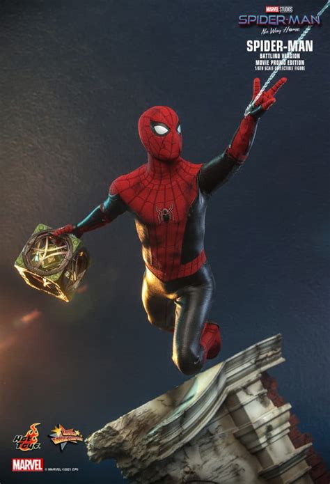 Figurine Hot Toys Spider Man Battling Version Movie Promo