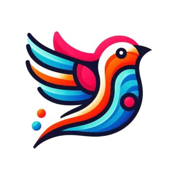 Colorful Bird Icon Clip Art, Colorful Bird, Clip Art, Bird PNG ...