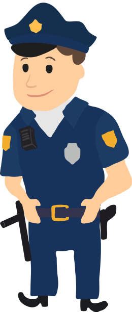 Best Police Officer Friendly Illustrations Royalty Free Vector