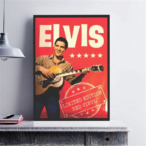 Quadro Decorativo Poster Clássicos Elvis Presley Ii Elo7