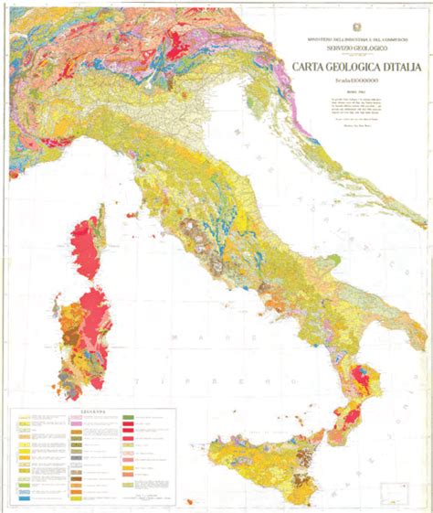 Carta Geomorfologica Italia Cartina Geografica Mondo