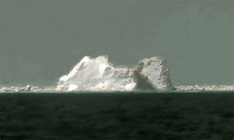 The actual iceberg that sank the Titanic according to survivors- taken ...